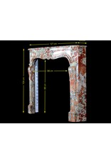 Maison Leon Van den Bogaert Französische Kaminumrandung aus Marmor aus der Régence-Zeit
