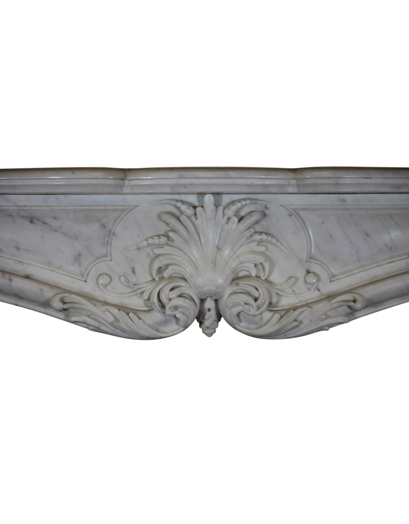 19Th Century Grand French Marble Fireplace Surround