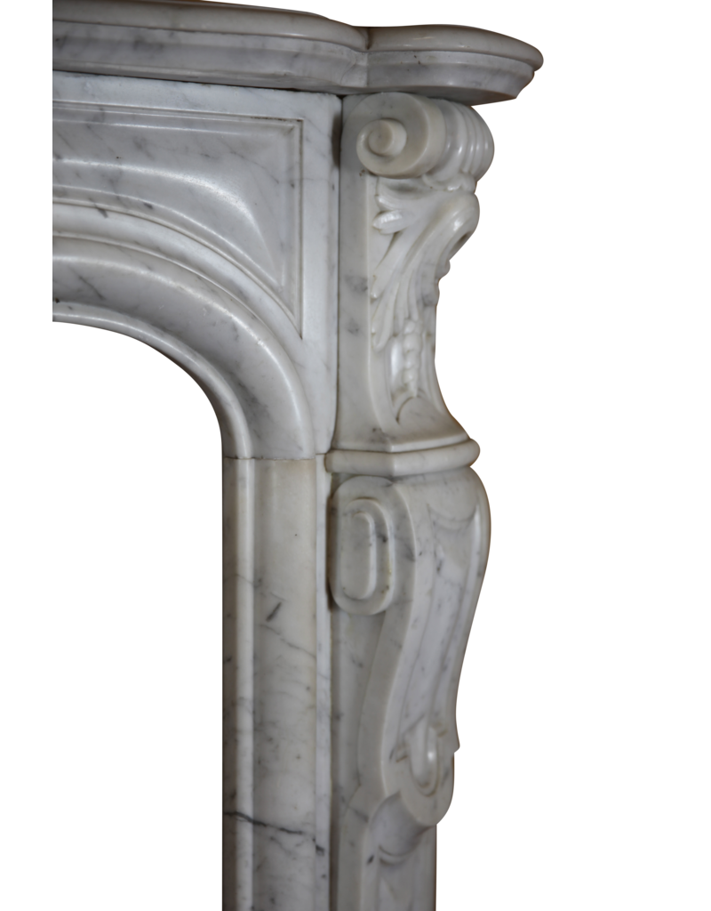 19Th Century Grand French Marble Fireplace Surround