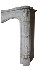 19Th Century Grand French Marble Fireplace Surround