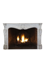 19Th Century Grand French Marble Fireplace Surround