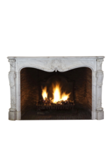 The Antique Fireplace Bank 19. Jahrhundert Groß Französisch Marmor Kamin Maske