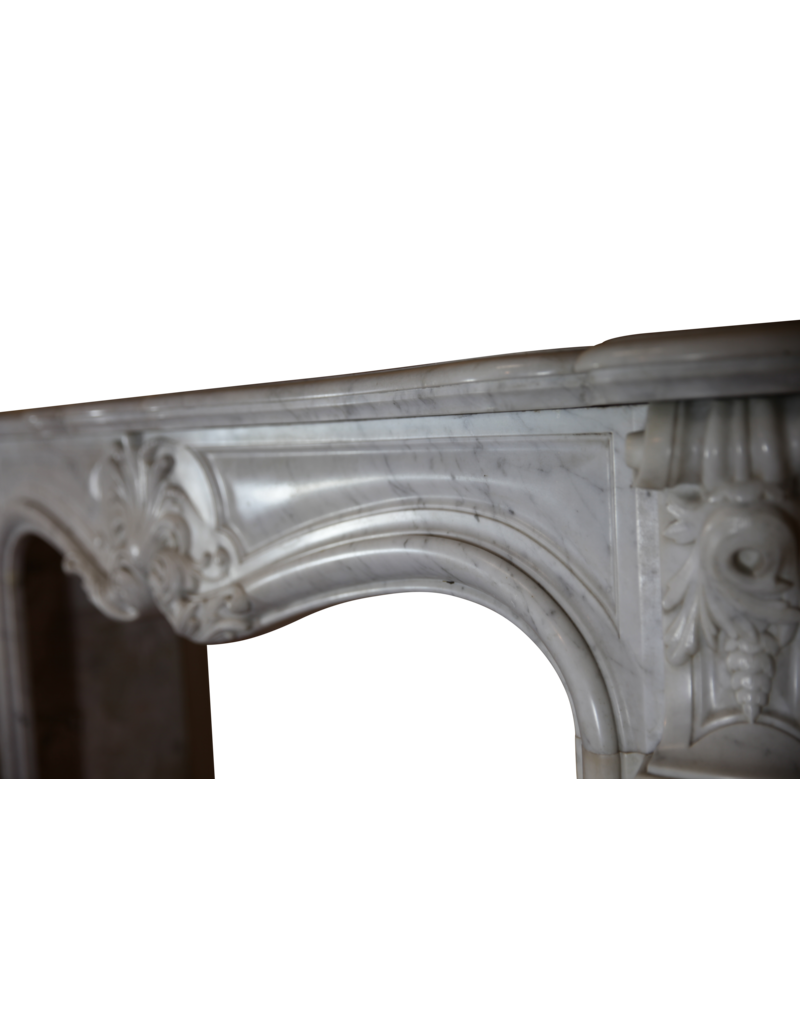 19Th Century Grand French Marble Fireplace Surround