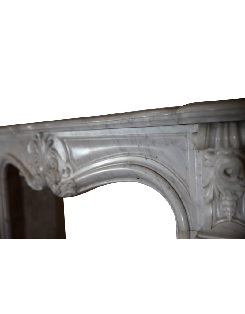 Maison Leon Van den Bogaert 19Th Century Grand French Marble Fireplace Surround