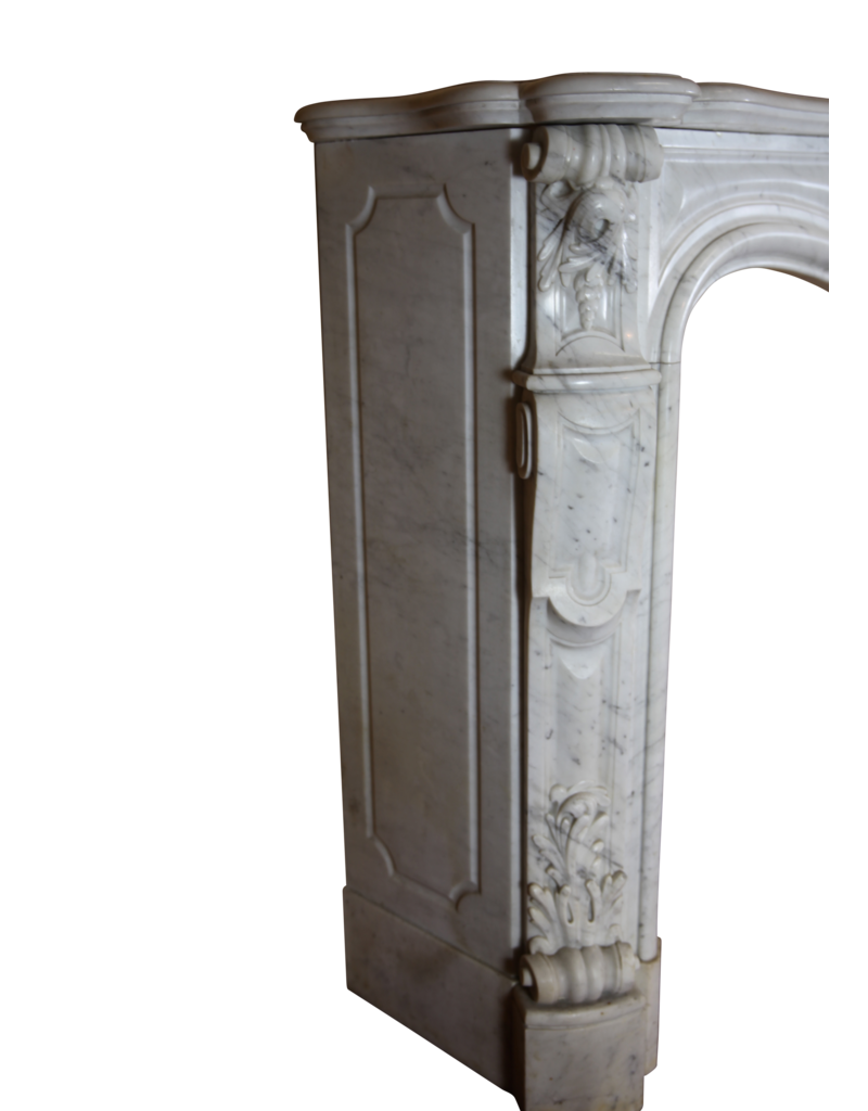 19Th Century Grand French Marble Fireplace Surround