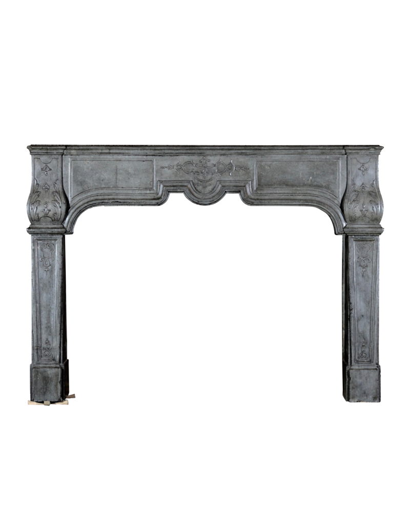 Delicate French Antique Fireplace Mantle