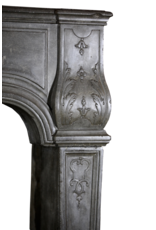 Delicate French Antique Fireplace Mantle