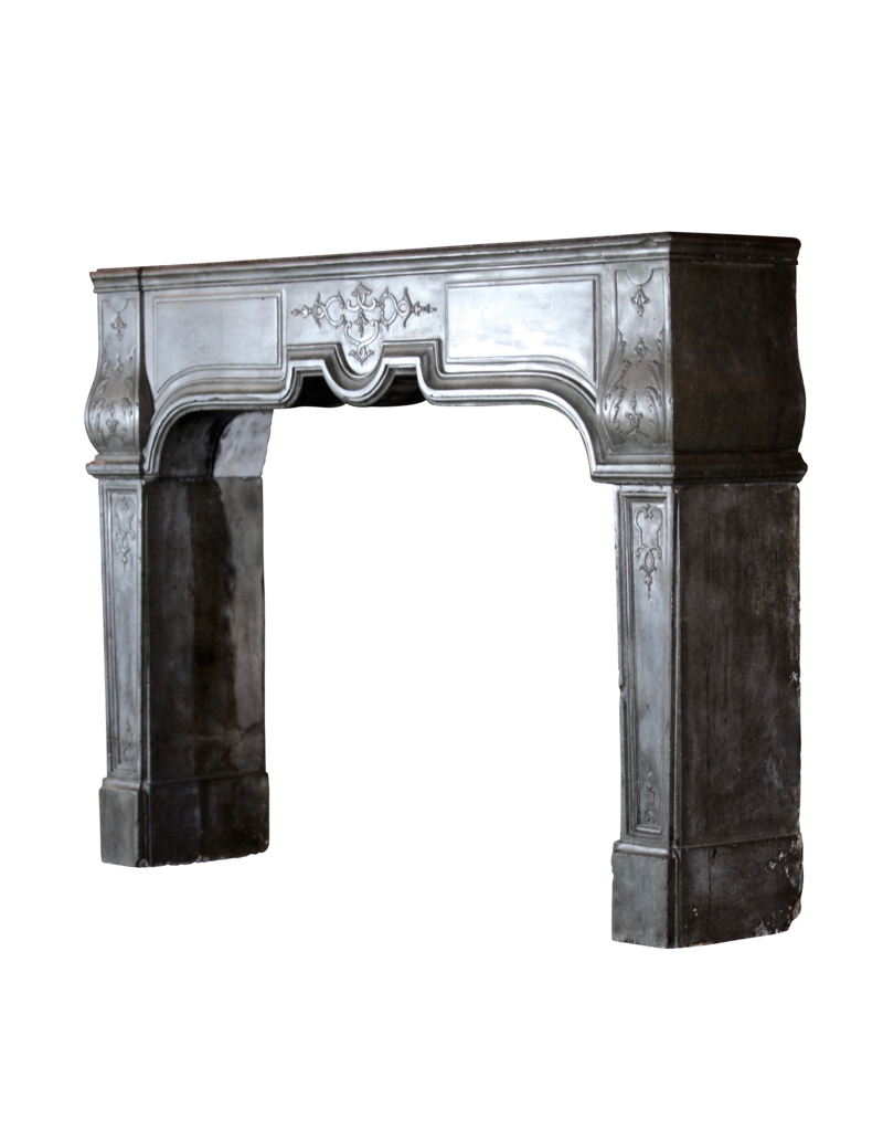 Delicate French Antique Fireplace Mantle