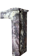 Maison Leon Van den Bogaert Cheminée monumentale d’un palais en marbre Brèche Violette