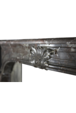 Pure 18Th Century Belgian Marble Antique Fireplace Surround