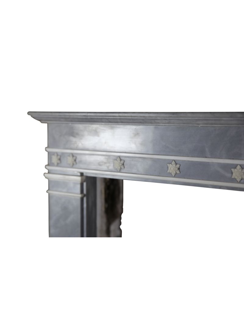 Maison Leon Van den Bogaert Außergewöhnliche Vintage-Kaminumrandung aus Marmor