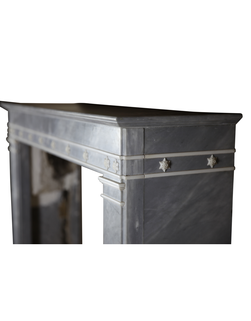 Maison Leon Van den Bogaert Außergewöhnliche Vintage-Kaminumrandung aus Marmor