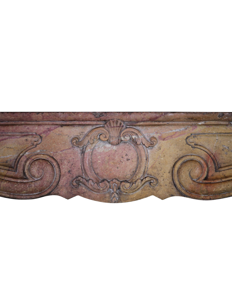 Created By Nature Hard Stone 18Th Century Period Vintage Fireplace Surround