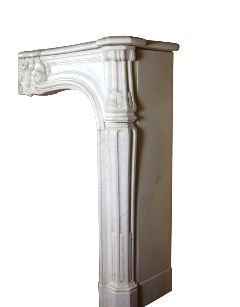 Small Carrara Fireplace Surround