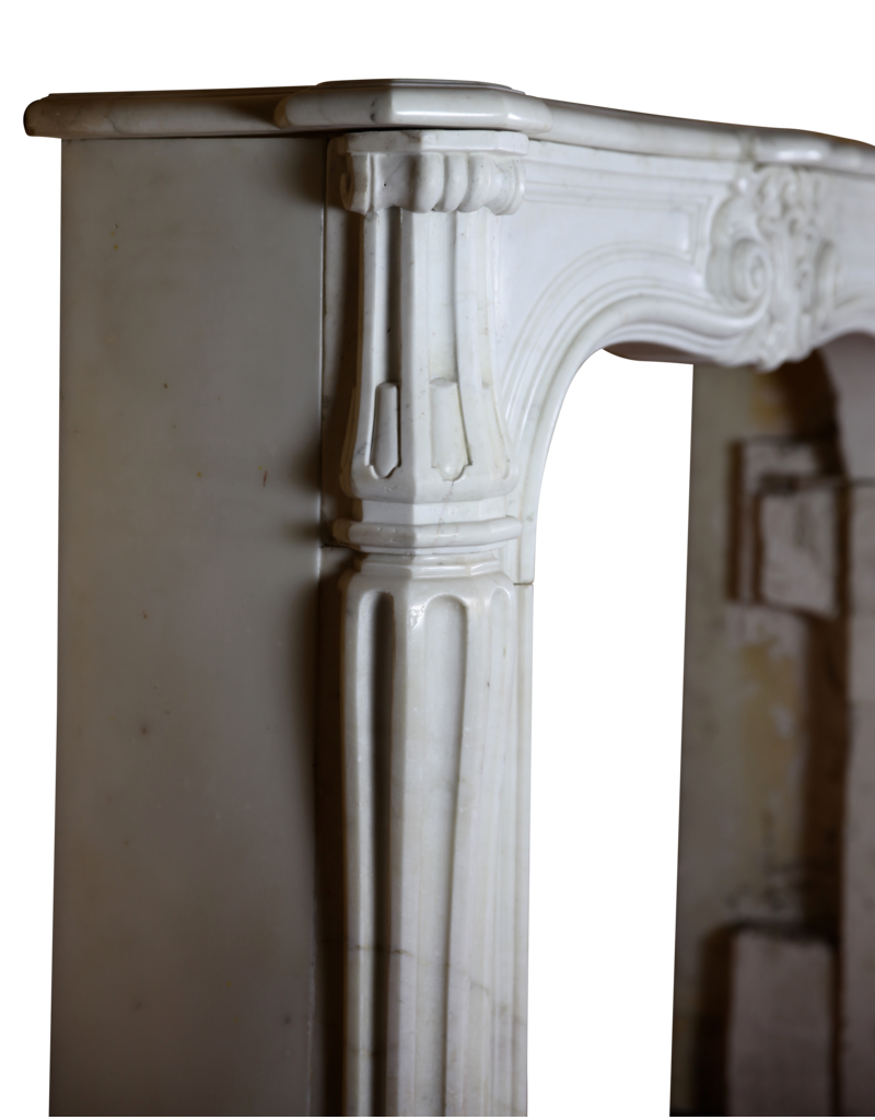 Maison Leon Van den Bogaert Petite Cheminée Antique De Carrare