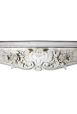 Maison Leon Van den Bogaert Weiß Statuarisch Marmor Belle Epoque Antike Kamin Maske