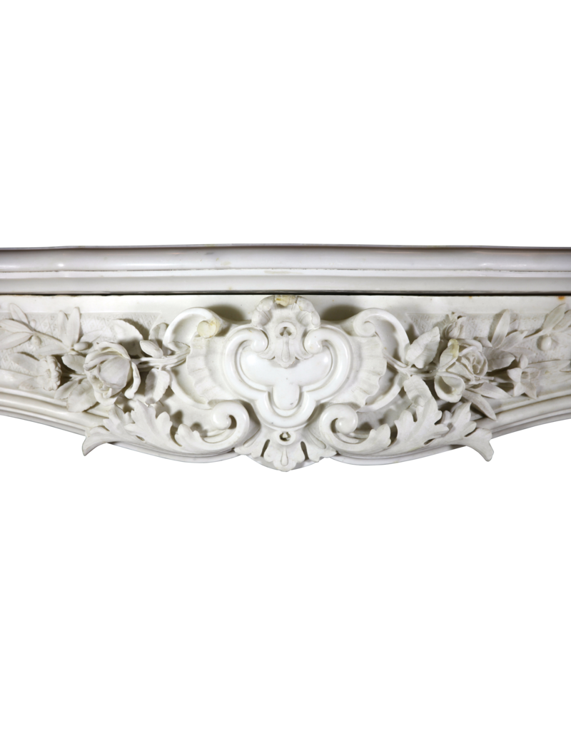 Maison Leon Van den Bogaert Blanco Estatuas De Mármol Belle Epoque Período Antiguo Chimenea