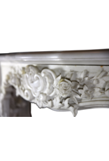 Maison Leon Van den Bogaert Blanco Estatuas De Mármol Belle Epoque Período Antiguo Chimenea