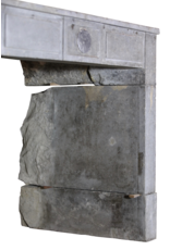 Timeless Art Deco Period Stone Fireplace Surround