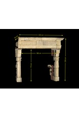 Cheminée De Château Italien Du 16Ème Siècle