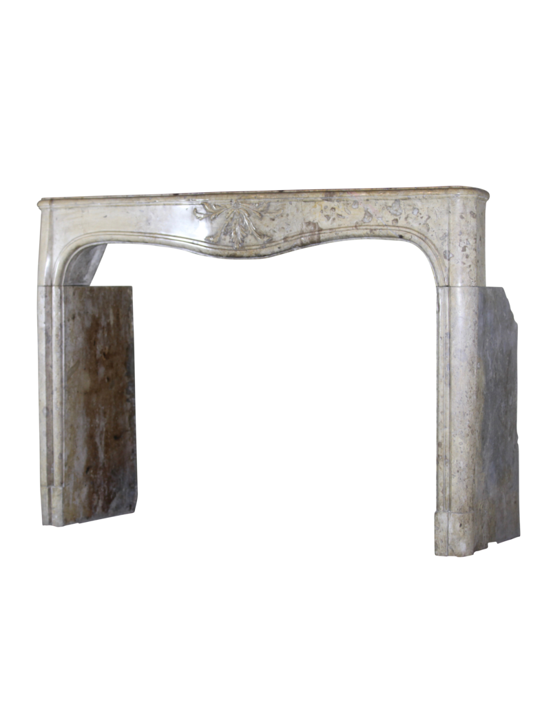 18Th Century Fine Antique Marble Stone Fireplace Surround