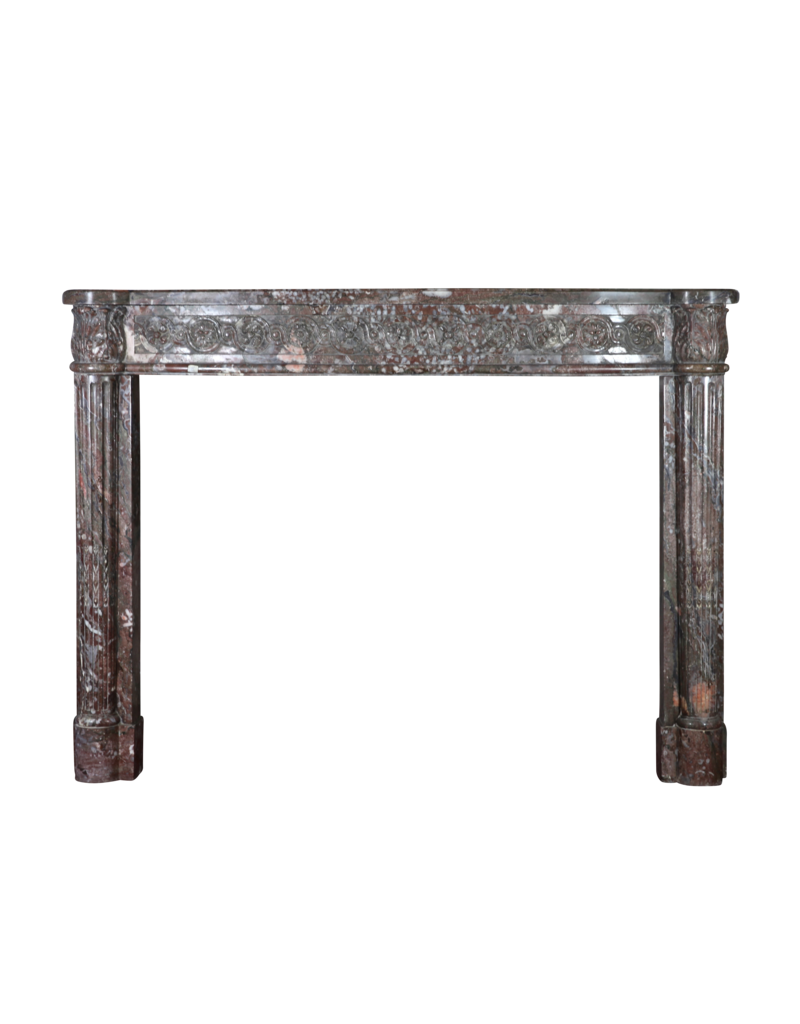 18Th Century Chique French Marble Fireplace Surround