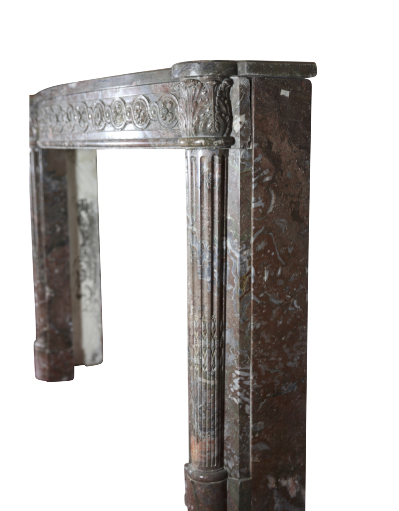 18Th Century Chique French Marble Fireplace Surround