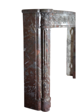 Maison Leon Van den Bogaert 18th Century Chic French Marble Fireplace Surround
