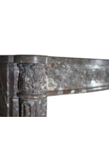 Maison Leon Van den Bogaert 18th Century Chic French Marble Fireplace Surround