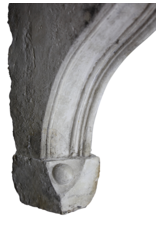 Französisch Stil Des 18. Jahrhunderts Kalkstein Antike Kamin Maske