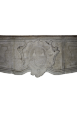 The Antique Fireplace Bank 17Th Century Delicate French Country Limestone Fireplace Surround