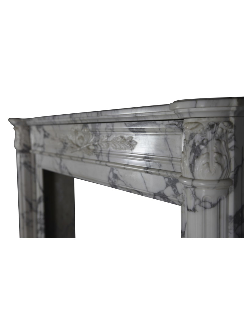 18Th Century Fine French Fireplace Surround In Marble