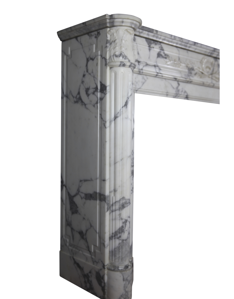 18Th Century Fine French Fireplace Surround In Marble