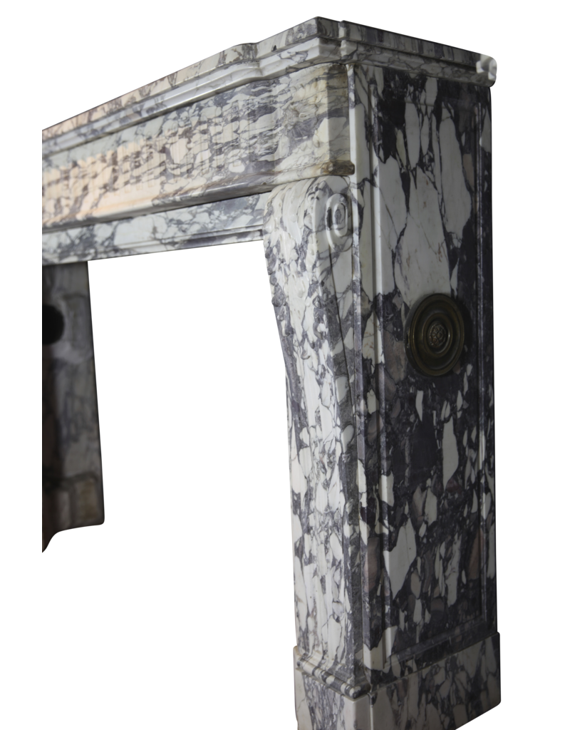Maison Leon Van den Bogaert Große elegante französische Vintage-Kaminumrandung aus der Belle Époque
