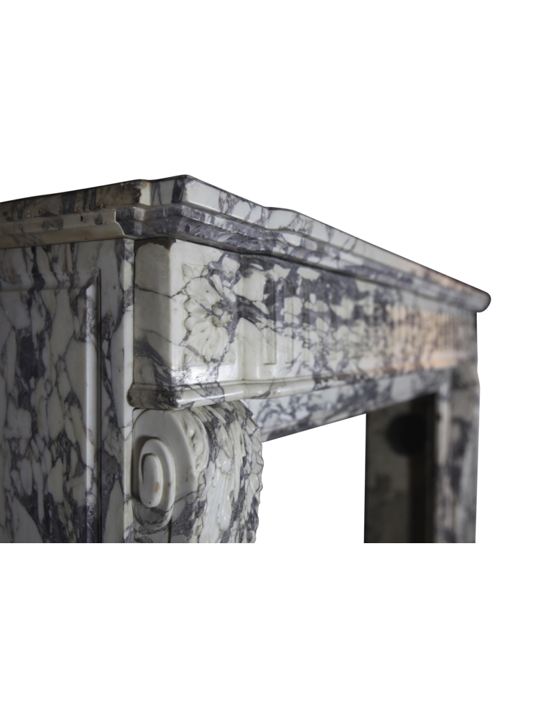Maison Leon Van den Bogaert Große elegante französische Vintage-Kaminumrandung aus der Belle Époque
