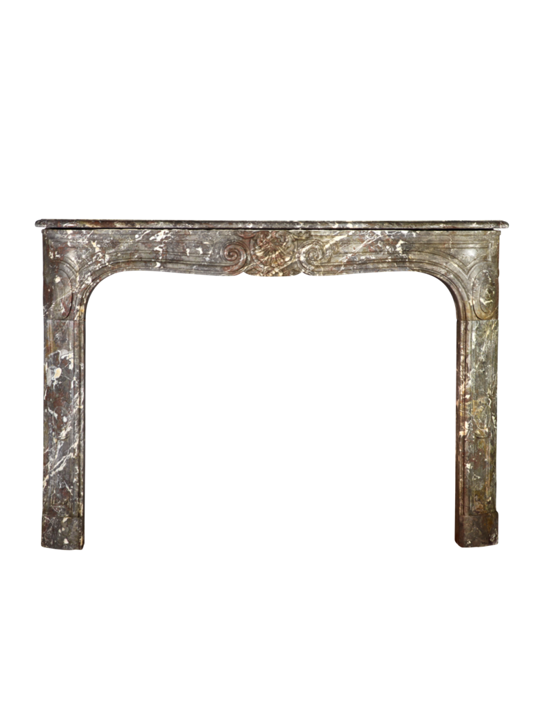 18Th Century Classic Belgian Antique Fireplace Mantel