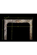 18Th Century Classic Belgian Antique Fireplace Mantel