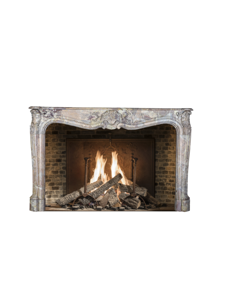 Royal Saracolin Marble Fireplace Surround