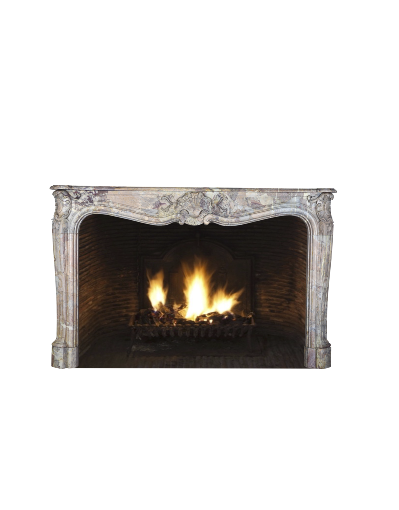 Royal Saracolin Marble Fireplace Surround