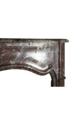Maison Leon Van den Bogaert Grande cheminée classique en marbre brun de Belgique