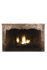 Wide Belgian Marble Classic Fireplace Surround