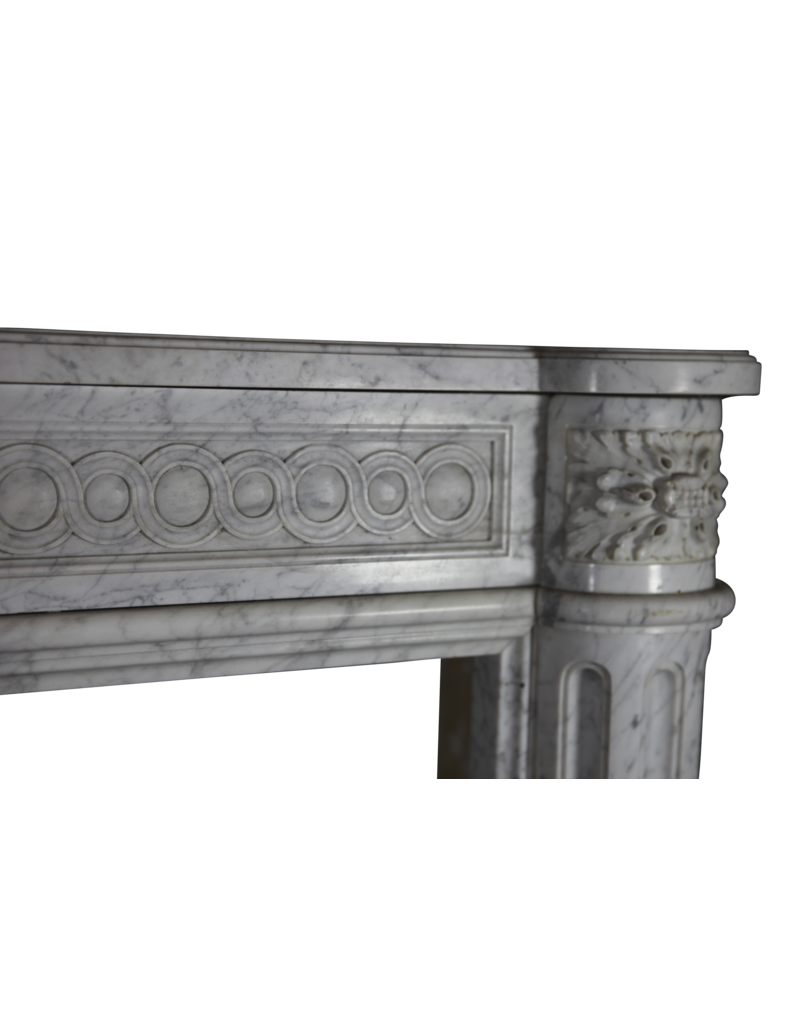 Maison Leon Van den Bogaert French Chic Louis XVI Period Vintage Fireplace Surround