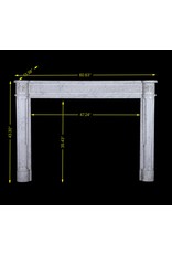 French Chique Louis XVI Period Vintage Fireplace Surround