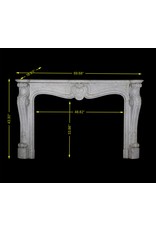 19Th Century French Marble Fireplace Surround