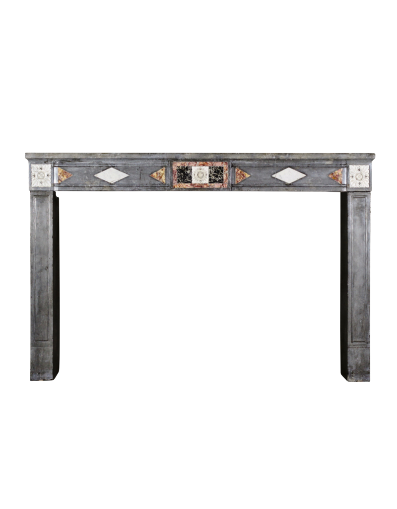 18Th Century Fine Antique Marble Stone Fireplace Surround