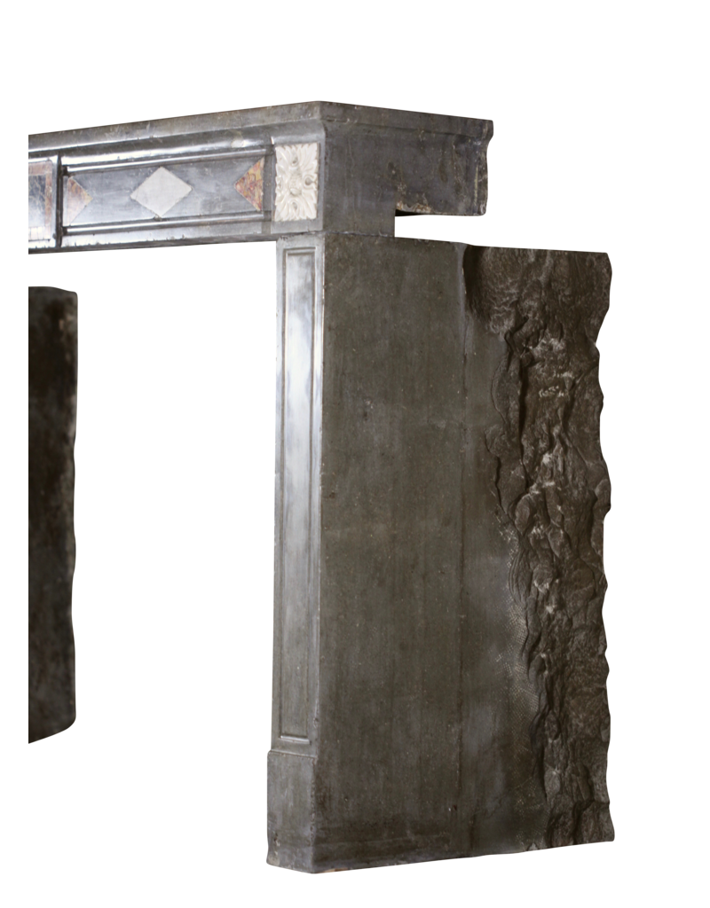 Maison Leon Van den Bogaert 18Th Century Fine Antique Marble Stone Fireplace Surround