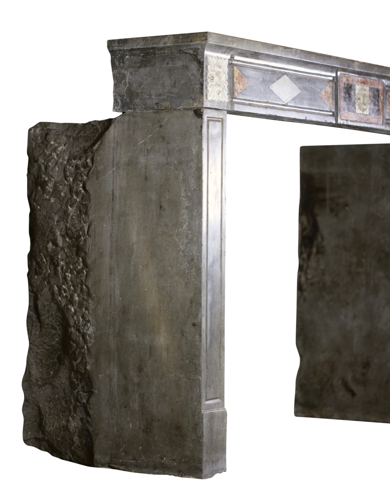 Maison Leon Van den Bogaert Mármol Siglo 18 Antiguo Fino Chimenea De Piedra