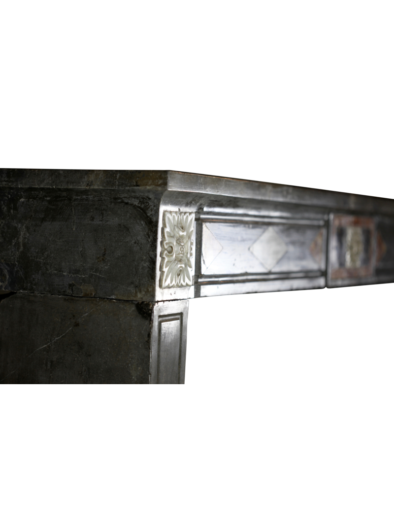 Maison Leon Van den Bogaert Mármol Siglo 18 Antiguo Fino Chimenea De Piedra
