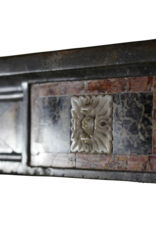 Maison Leon Van den Bogaert 18Th Century Fine Antique Marble Stone Fireplace Surround