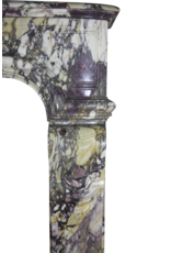 Maison Leon Van den Bogaert Cheminée de la Belle Époque en marbre Fleur de Pêcher — piece unique